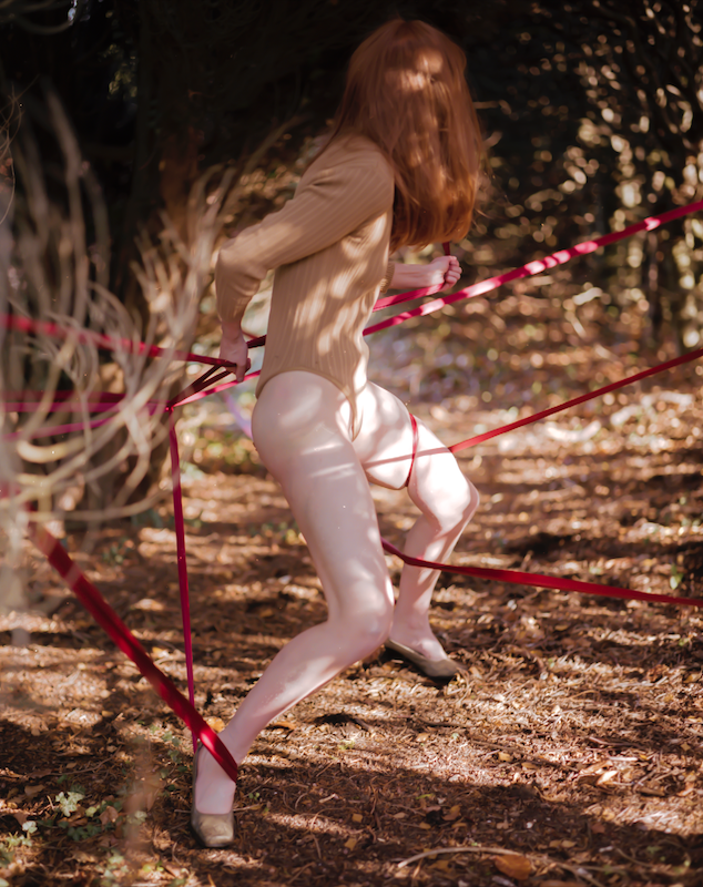 © Hollie Miller 'Spider Woman' (2019) Performance to Camera [Photo Credit: Yuichiro Noda]