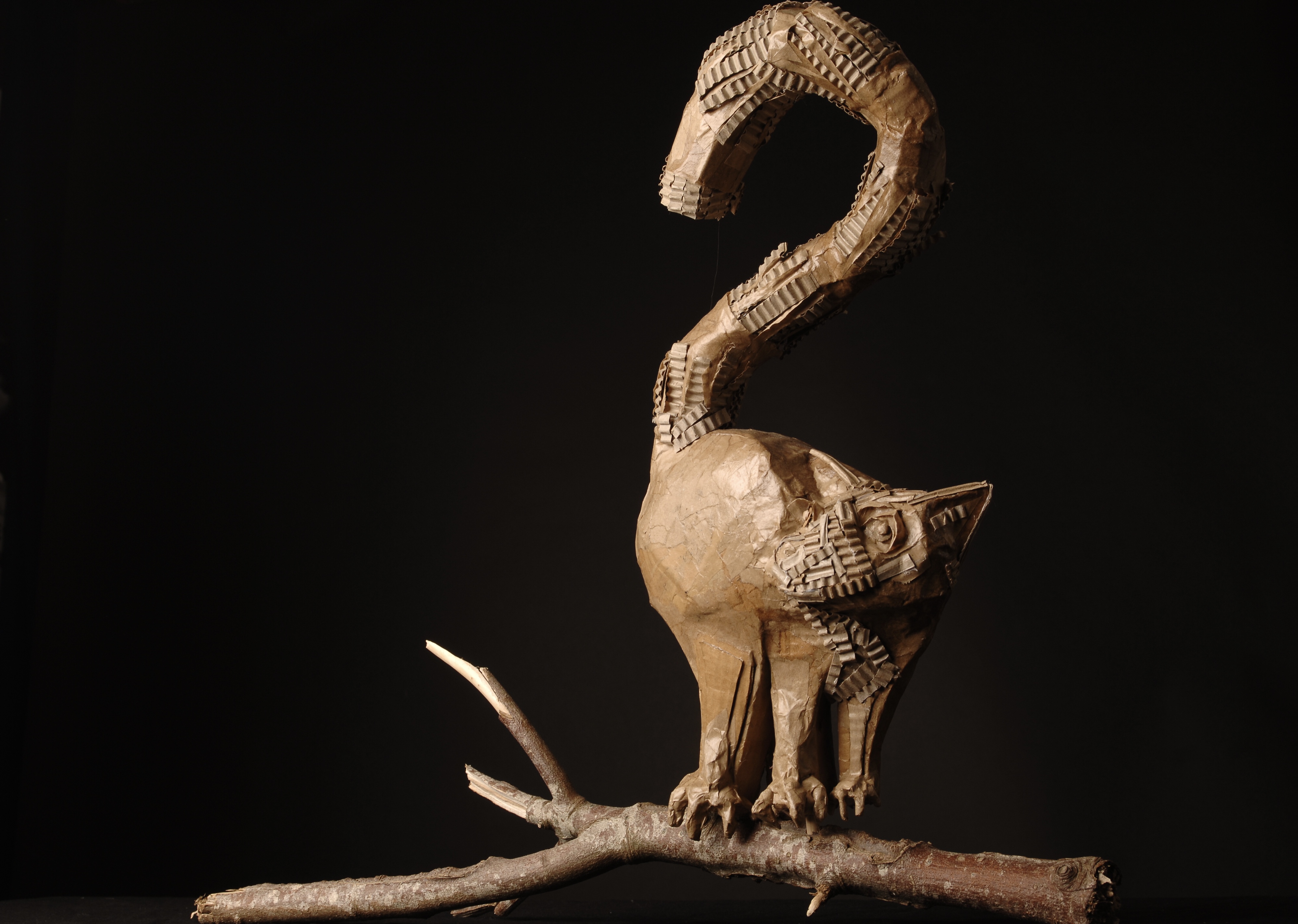 Cardboard Sculpture produced at GCSE. Displayed at the Royal Academy of Arts at the Young Artists Summer Show 2021