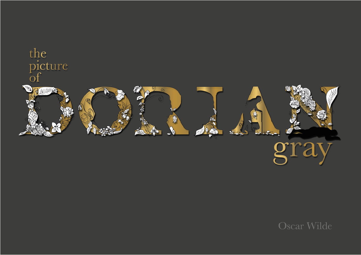 Typographic book or film advertisement (HNC project)