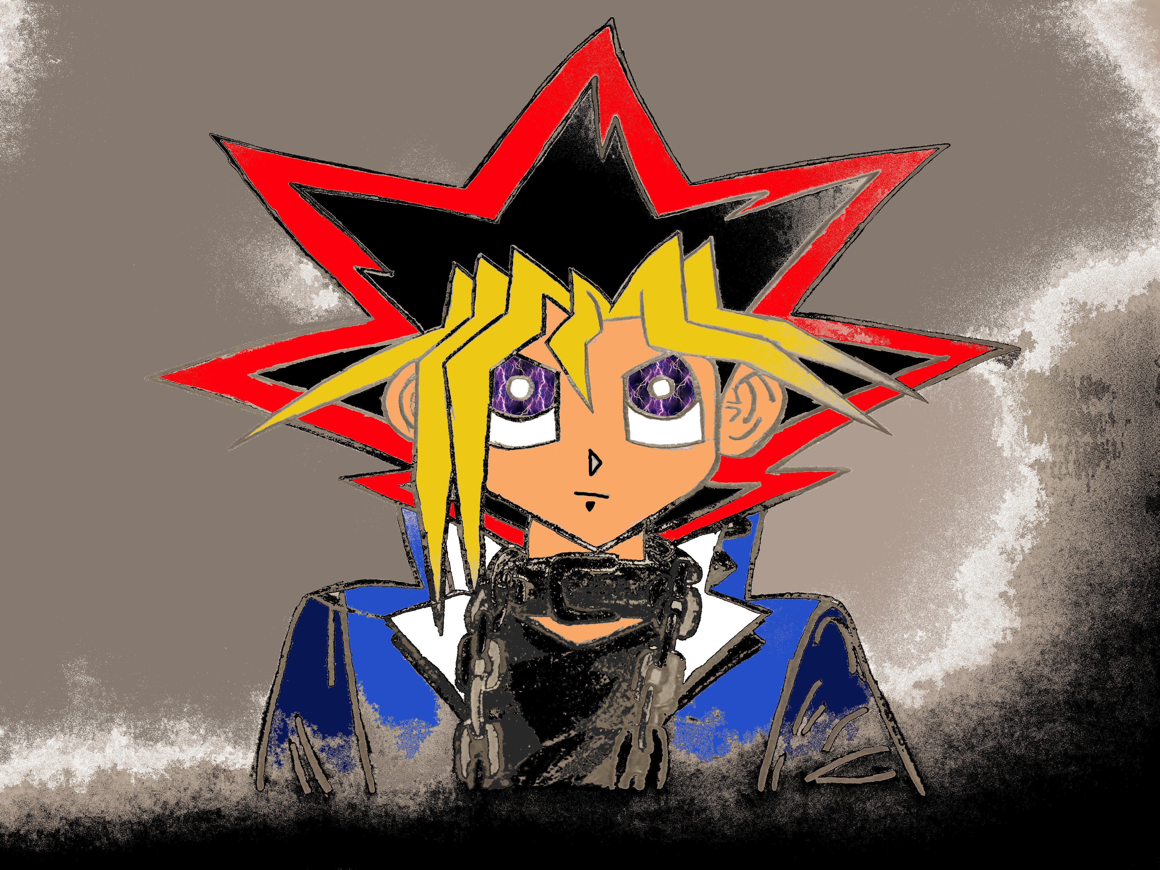 Just a quick doodle of one of my favourite anime characters edited on my PC. - 2021
