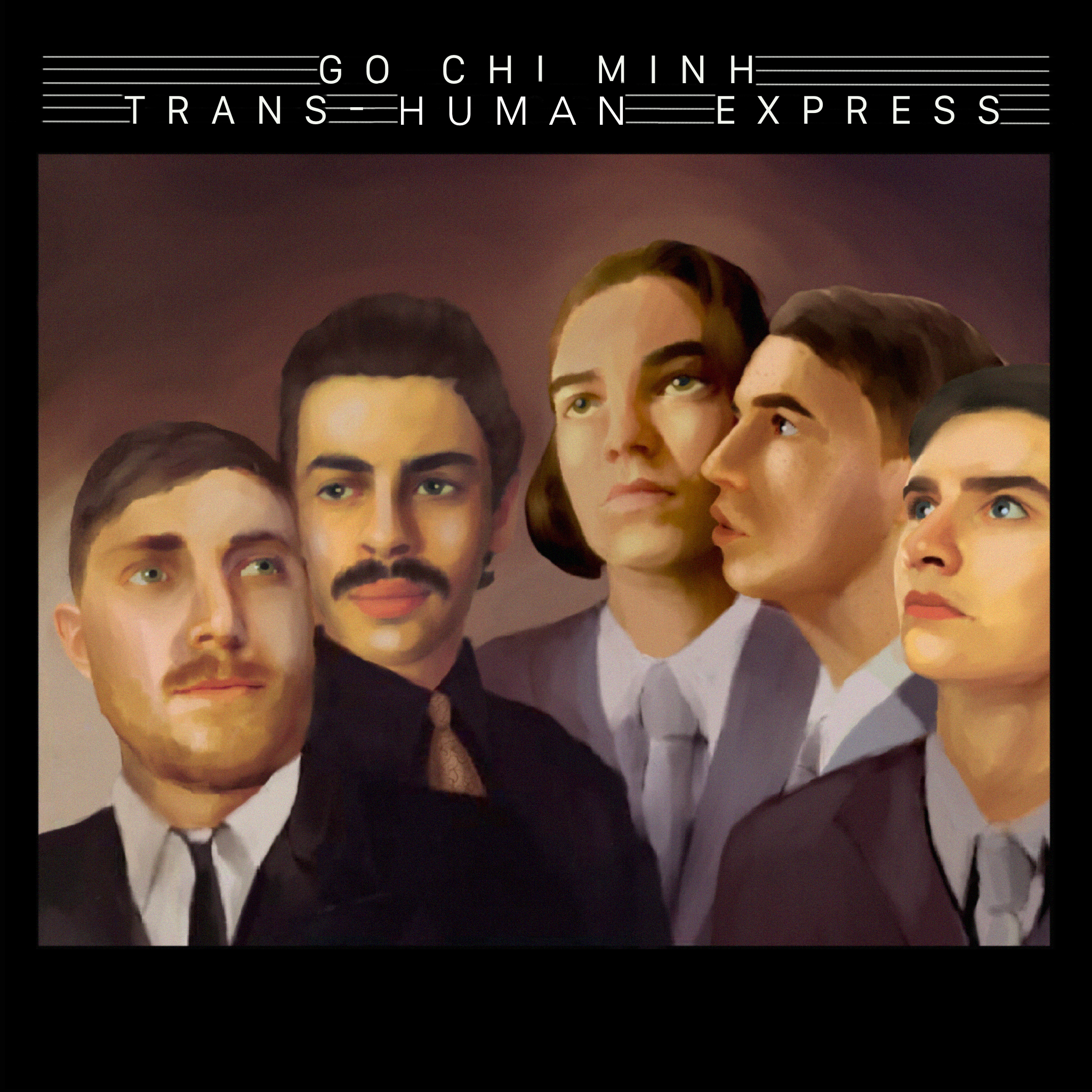 Kraftwerk inspired album artwork commission for Go Chi Minh