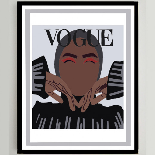 Vogue magazine cover print