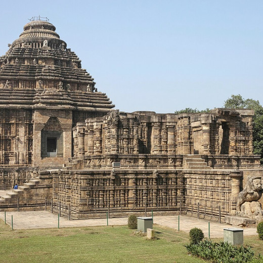 The World Heritage Site of KONARK Sun Temple : 13th Century.  Part of the residency Cultural Program.