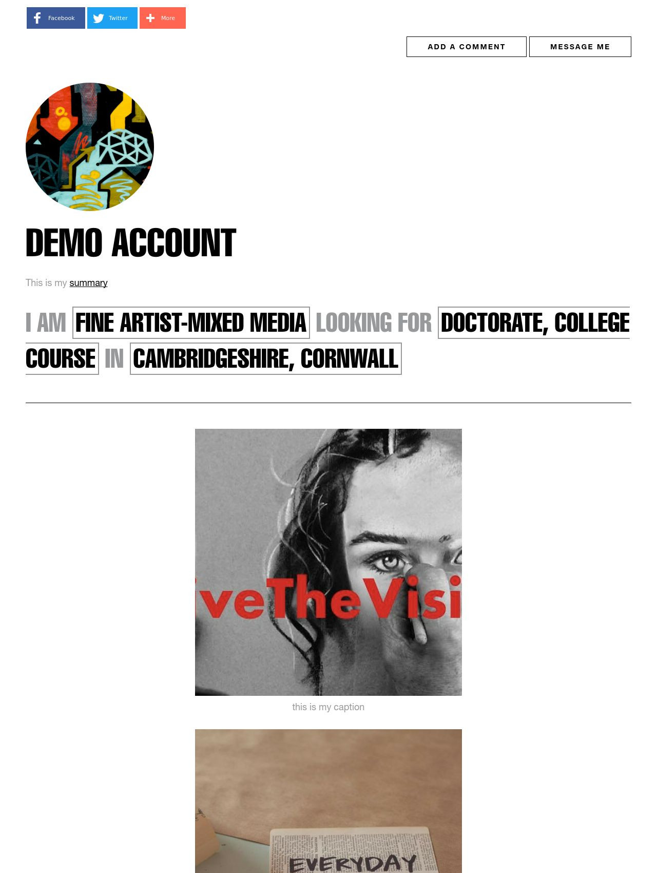 Demo Account