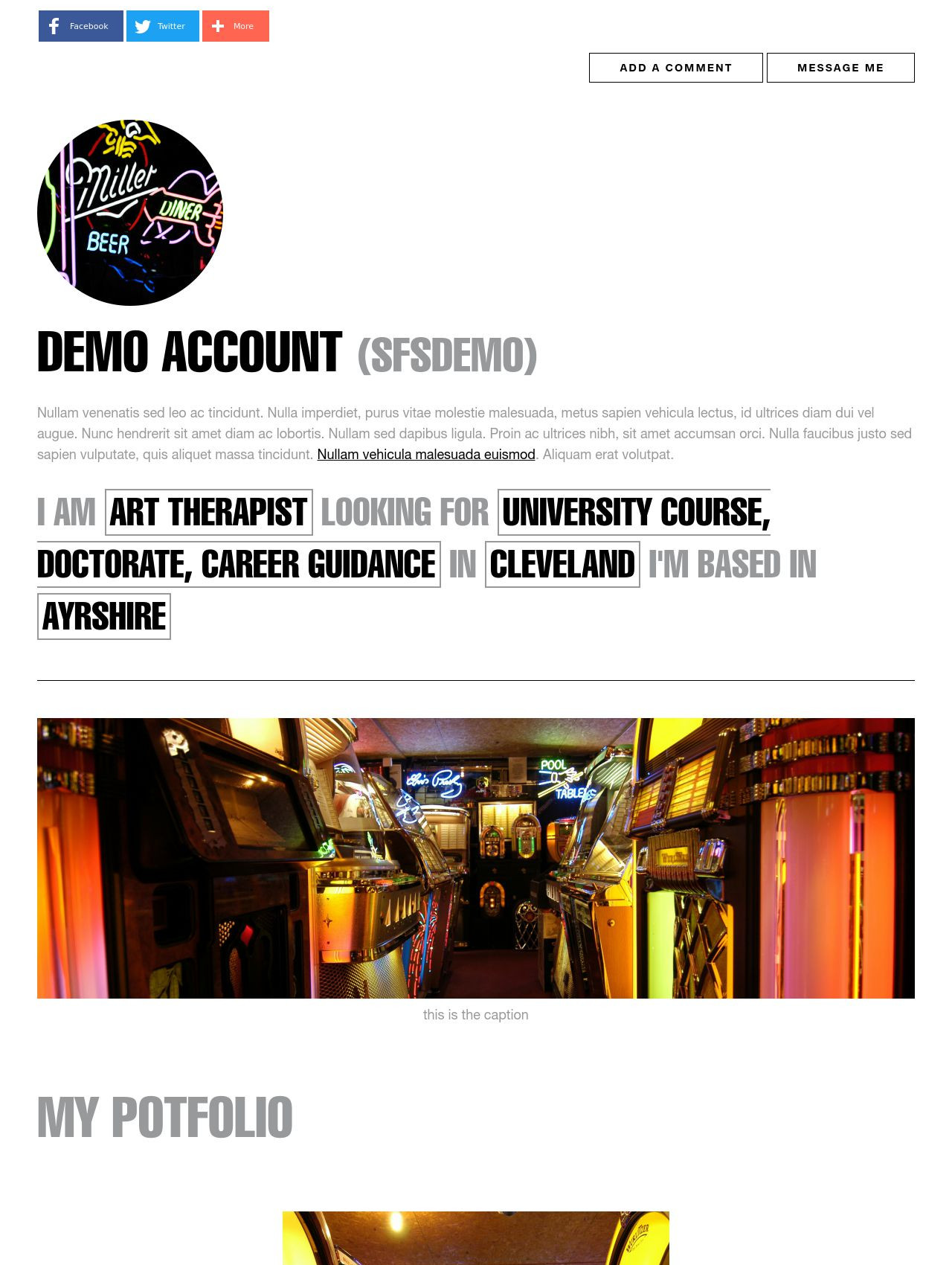 Demo Account